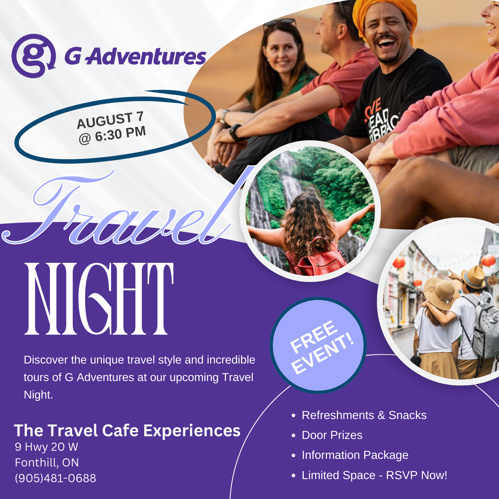 G Adventures Travel Night