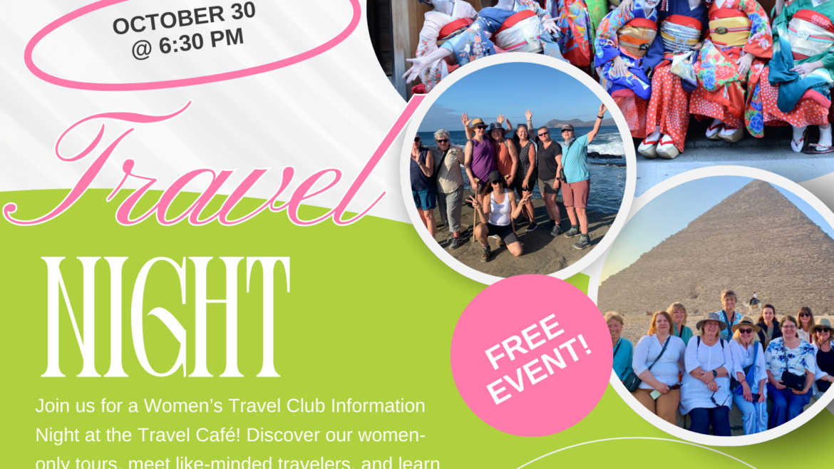 Women's Travel Club Travel Night